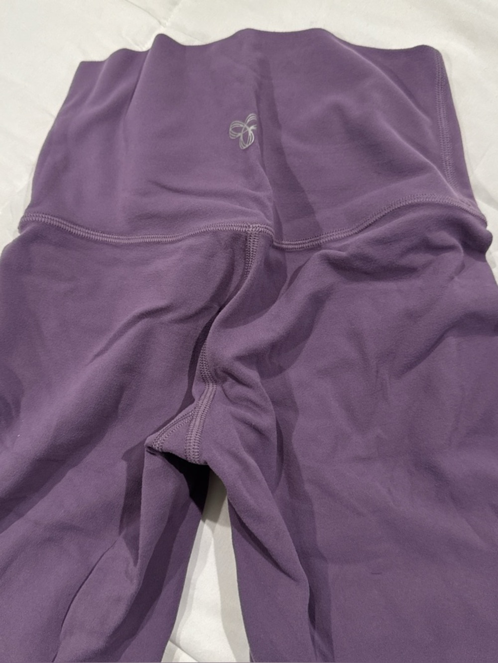 Aritzia Purple High-Waist Leggings
